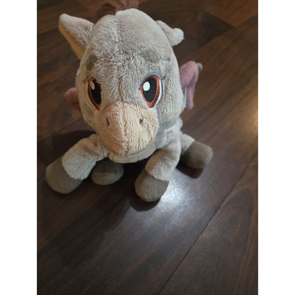 Shrek Dronkey Plush Dragon Donkey Baby Gray Universal Studios Toy 2007 8"